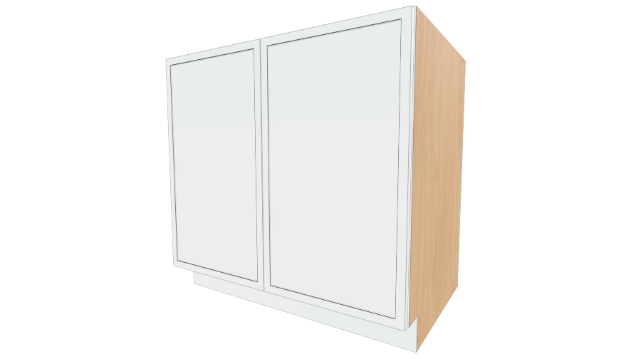 Base - 2 Door - Slim Shaker - Frameless Cabinet