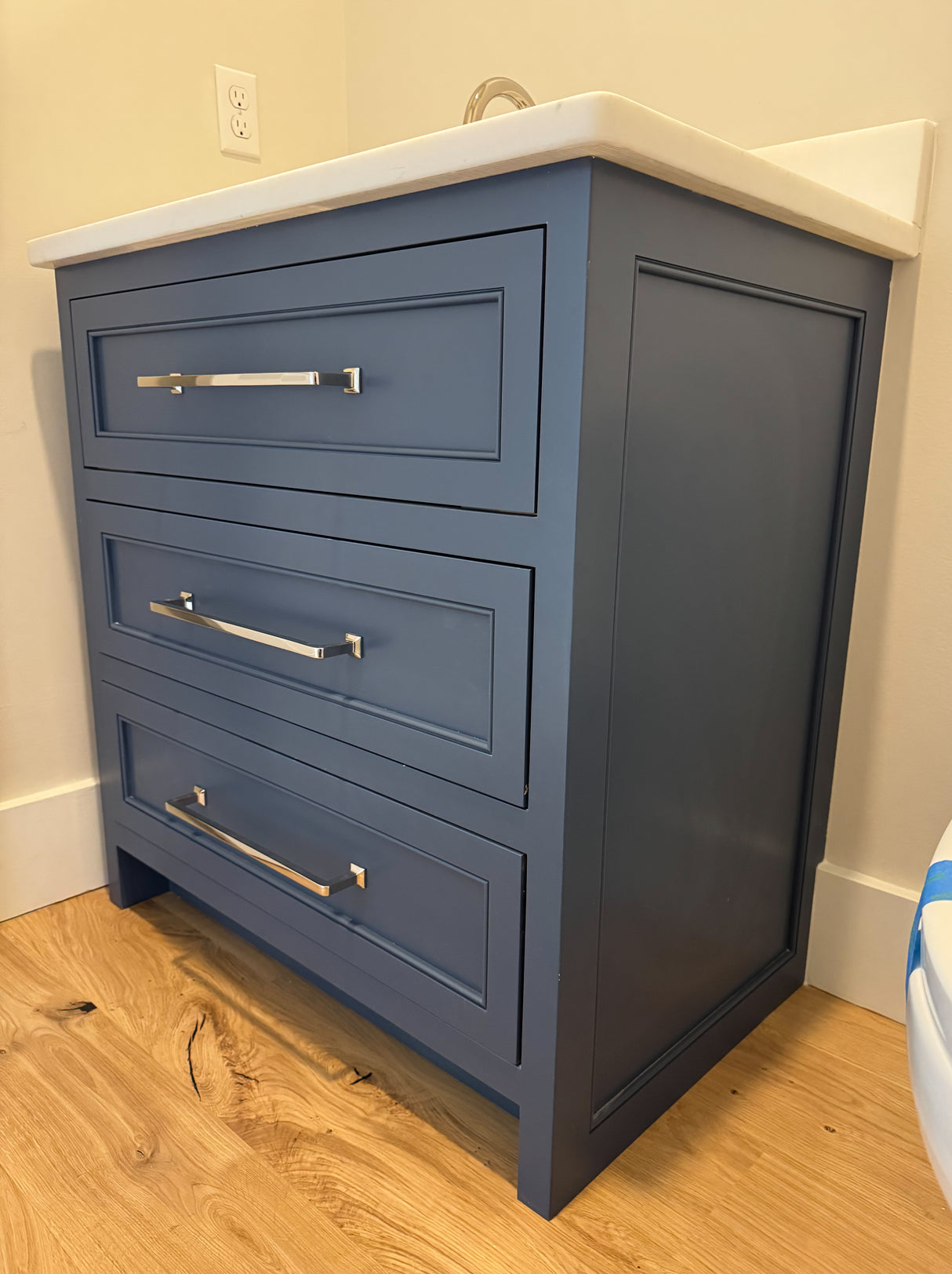 36" Powder Room Vanity 2 Drawers