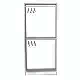 Custom Closet Double Hanging - Front View