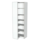 Custom Closet Corner Shelves - Corner View