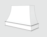 Compound Range Hood - Right View without Strapping